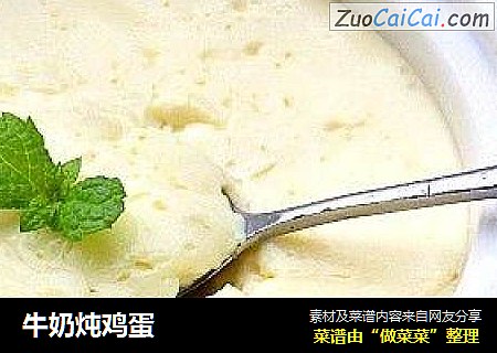 牛奶炖鸡蛋