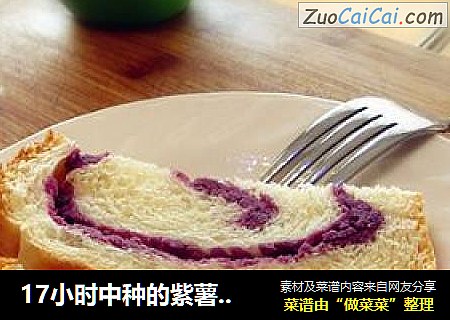 17小时中种的紫薯土司