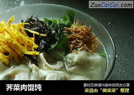荠菜肉馄饨