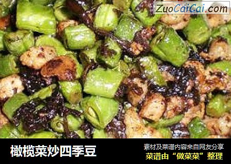 橄榄菜炒四季豆