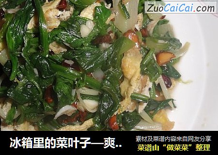 冰箱里的菜叶子—爽口凉菜