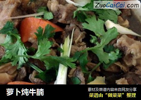 萝卜炖牛腩