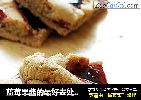 蓝莓果酱的最好去处—苏格兰饼干