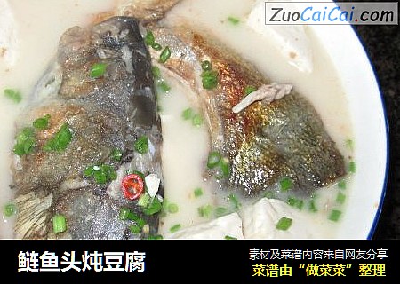 鲢鱼头炖豆腐