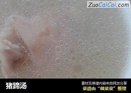猪蹄汤