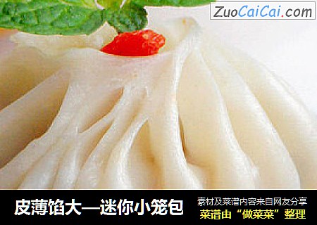 皮薄馅大—迷你小笼包