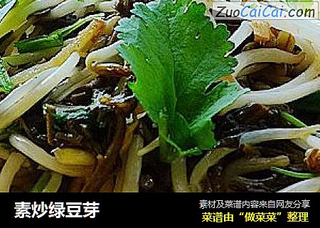 素炒绿豆芽