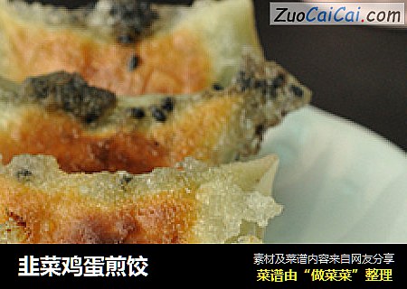 韭菜鸡蛋煎饺