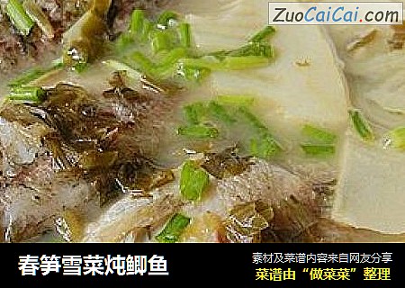 春笋雪菜炖鲫鱼