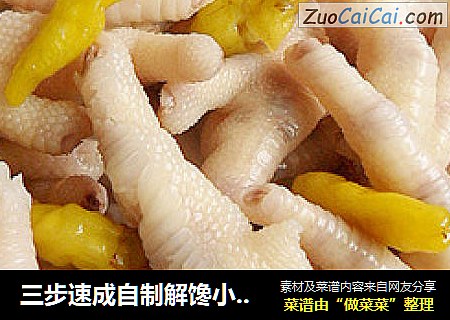三步速成自制解馋小零食【泡椒鸡爪】