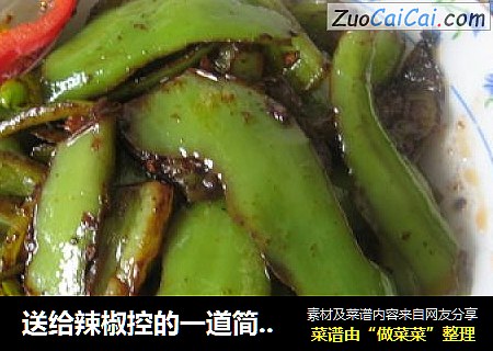 送给辣椒控的一道简菜---豆豉青椒