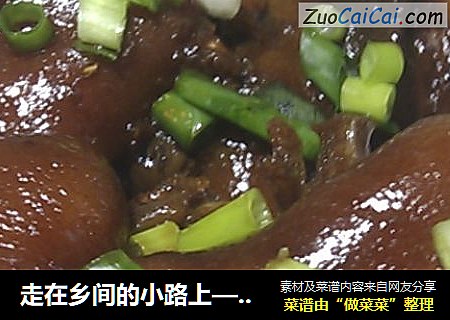 走在乡间的小路上——黄酒焖猪蹄