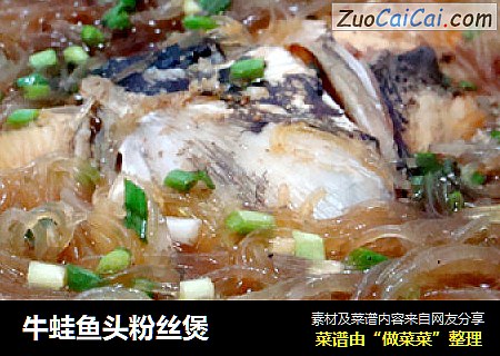 牛蛙鱼头粉丝煲