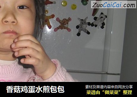 香菇鸡蛋水煎包包