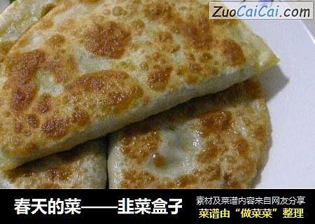 春天的菜——韭菜盒子
