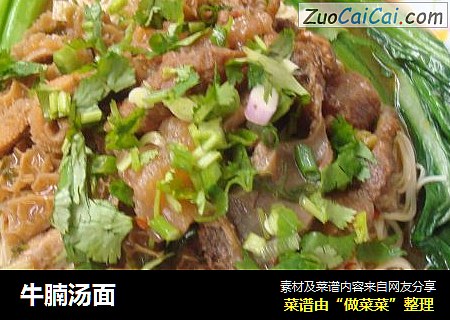 牛腩汤面