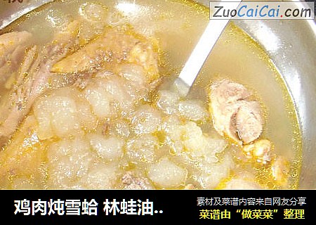 鸡肉炖雪蛤 林蛙油 简单实用