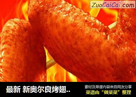 最新新奥尔良烤翅完整做法