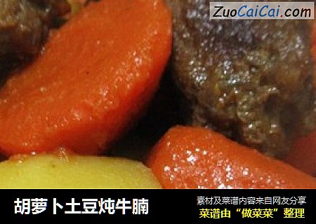 胡萝卜土豆炖牛腩