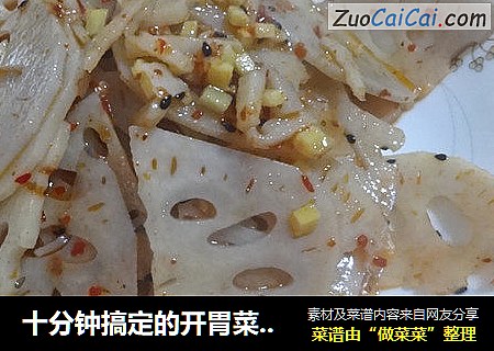 十分钟搞定的开胃菜——酸辣藕片