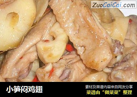 小笋闷鸡翅