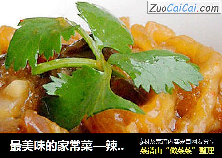 最美味的家常菜—辣味拌茄泥