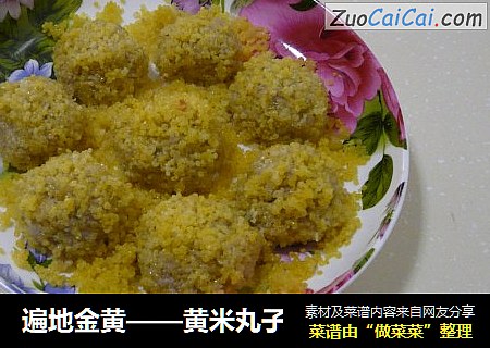 遍地金黄——黄米丸子