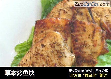 草本烤鱼块