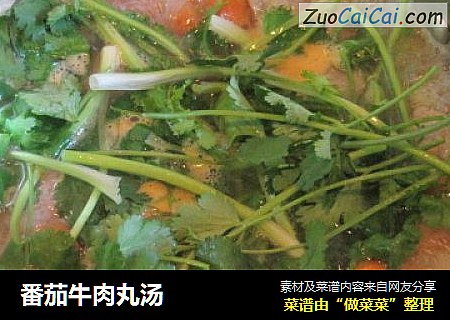 番茄牛肉丸汤