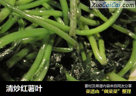 清炒红薯叶