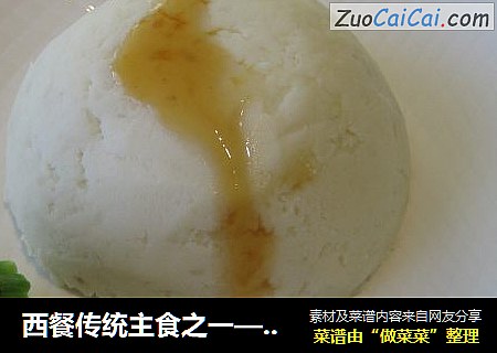 西餐传统主食之一——黄油蒜香土豆泥