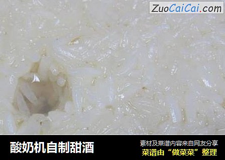 酸奶机自制甜酒
