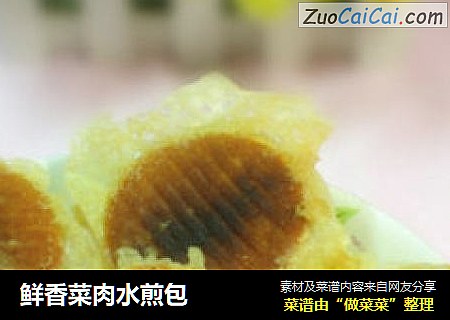 鲜香菜肉水煎包