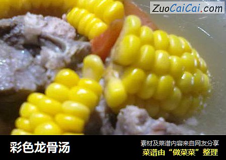 彩色龙骨汤