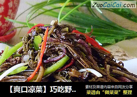 【爽口凉菜】巧吃野菜---凉拌蕨菜