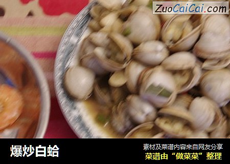 爆炒白蛤