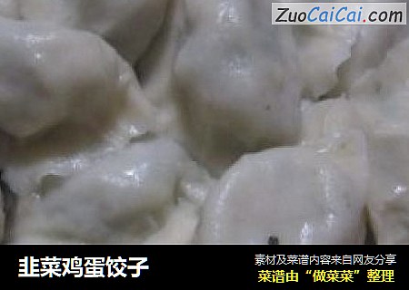韭菜鸡蛋饺子