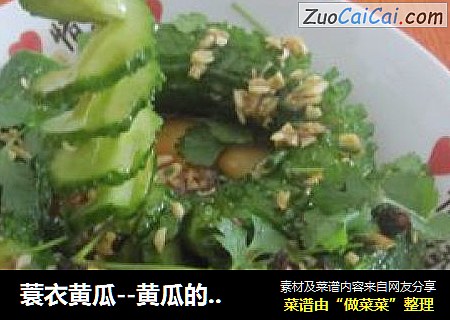 蓑衣黄瓜--黄瓜的另一面