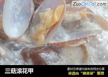 三菇滚花甲