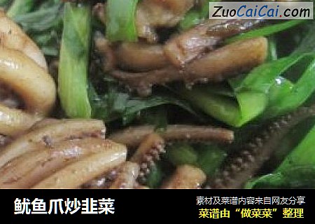 鱿鱼爪炒韭菜