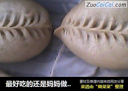 最好吃的还是妈妈做的韭菜馅大菜包(漂亮的麦穗  多图）
