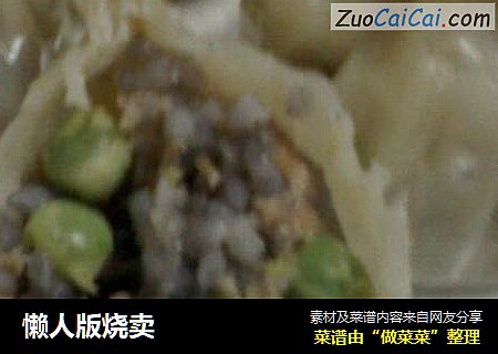 懒人版烧卖