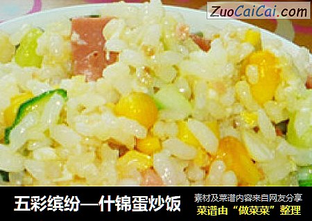 五彩缤纷—什锦蛋炒饭