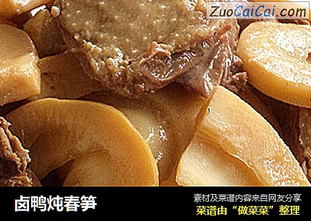 卤鸭炖春笋