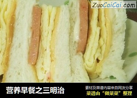 营养早餐之三明治
