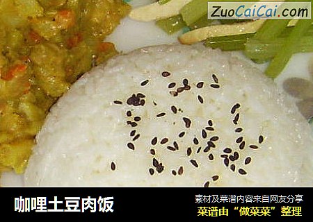 咖哩土豆肉饭