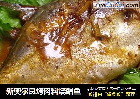 新奥尔良烤肉料烧鲳鱼