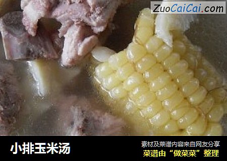 小排玉米汤