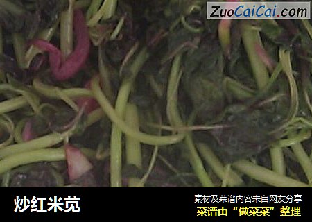 炒红米苋
