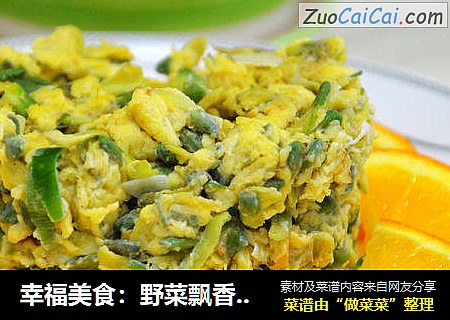 幸福美食：野菜飘香之槐花炒蛋
